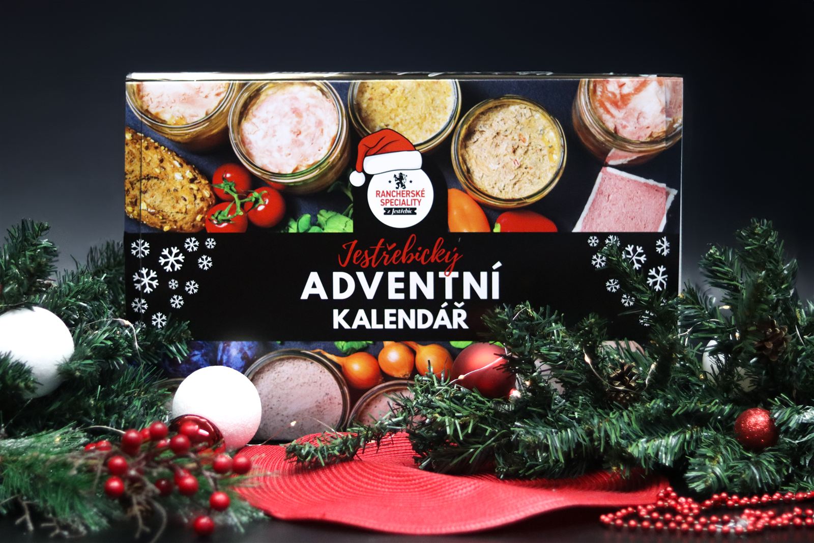 Přední strana adventního kalendáře